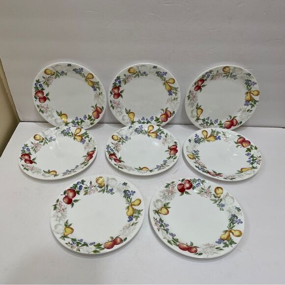 VINTAGE RETIRED‎ CORELLE CHUTNEY SEVEN INCH SALAD/DESSERT PLATES
SET OF EIGHT - Picture 1 of 5
